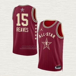 Maglia Austin Reaves NO 15 Los Angeles Lakers All Star 2024 Rosso