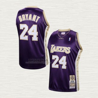 Maglia Kobe Bryant NO 24 Los Angeles Lakers Hardwood Classics Hall Of Fame 2020 Viola