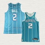 Maglia LaMelo Ball NO 2 Charlotte Hornets Icon Autentico 2020-21 Verde