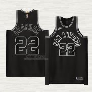 Maglia Malaki Branham NO 22 San Antonio Spurs Classic Autentico 2022-23 Nero