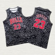 Maglia Michael Jordan NO 23 Chicago Bulls Mitchell & Ness Nero2