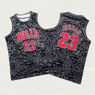 Maglia Michael Jordan NO 23 Chicago Bulls Mitchell & Ness Nero2