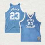 Maglia Michael Jordan NO 23 NCAA North Carolina Mitchell & Ness Tar Heels 1983-84 Blu