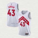 Maglia Pascal Siakam NO 43 Toronto Raptors Association 2020-21 Bianco