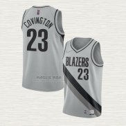 Maglia Robert Covington NO 23 Portland Trail Blazers Earned 2020-21 Grigio