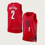 Maglia Trendon Watford NO 2 Portland Trail Blazers Statement 2022-23 Rosso