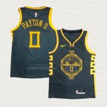 Maglia Gary Payton II NO 0 Golden State Warriors Citta 2018-19 Blu