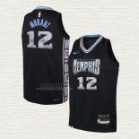 Maglia Ja Morant NO 12 Bambino Memphis Grizzlies Citta 2022-23 Nero