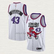 Maglia Pascal Siakam NO 43 Toronto Raptors Classic Edition Bianco