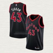Maglia Pascal Siakam NO 43 Toronto Raptors Statement 2020-21 Nero