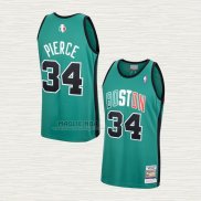 Maglia Paul Pierce NO 34 Boston Celtics Hardwood Classics Throwback 2007-08 Verde