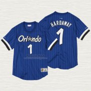 Maglia Penny Hardaway NO 1 Orlando Magic Manica Corta Blu