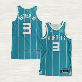 Maglia Terry Rozier III NO 3 Charlotte Hornets Icon Autentico 2020-21 Verde