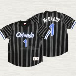 Maglia Tracy McGrady NO 1 Orlando Magic Manica Corta Nero