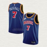 Maglia Eric Paschall NO 7 Golden State Warriors 75th Anniversary Blu
