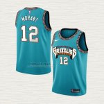 Maglia Ja Morant NO 12 Bambino Memphis Grizzlies Classic Throwback Verde