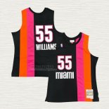 Maglia Jason Williams NO 55 Miami Floridians Hardwood Classics Throwback Nero