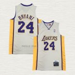 Maglia Kobe Bryant NO 24 Los Angeles Lakers Hardwood Classics 2008-2009 Bianco