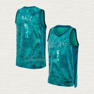 Maglia LaMelo Ball NO 1 Charlotte Hornets Select Series 2023 Verde