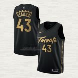 Maglia Pascal Siakam NO 43 Toronto Raptors Citta 2019-20 Nero