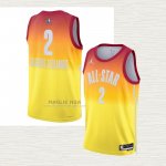 Maglia Shai Gilgeous-Alexander NO 2 Oklahoma City Thunder All Star 2023 Arancione
