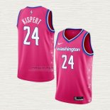Maglia Corey Kispert NO 24 Washington Wizards Citta 2022-23 Rosa