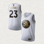 Maglia Fred Vanvleet NO 23 Toronto Raptors Golden Edition Bianco