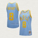 Maglia Kobe Bryant NO 8 Los Angeles Lakers Mitchell & Ness 2001-02 Blu