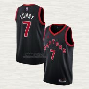 Maglia Kyle Lowry NO 7 Toronto Raptors Statement 2020-21 Nero