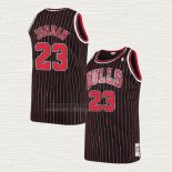 Maglia Michael Jordan NO 23 Chicago Bulls Hardwood Classics Throwback 1997-98 Nero