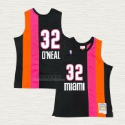 Maglia NO 32 Miami Floridians Hardwood Classics Throwback Nero Shaquille O'Neal