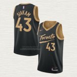 Maglia Pascal Siakam NO 43 Toronto Raptors Citta 2020-21 Nero