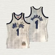 Maglia Tracy McGrady NO 1 Orlando Magic Mitchell & Ness 2000-01 Bianco