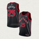 Maglia Chris Boucher NO 25 Toronto Raptors Statement 2020-21 Nero