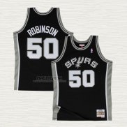 Maglia David Robinson NO 50 San Antonio Spurs Mitchell & Ness Nero