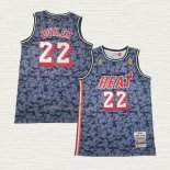 Maglia Jimmy Butler NO 22 Miami Heat Mitchell & Ness 2019-20 Grigio