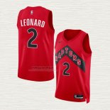Maglia Kawhi Leonard NO 2 Toronto Raptors Icon 2022-23 Rosso