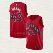 Maglia Pascal Siakam NO 43 Toronto Raptors Icon 2020-21 Rosso