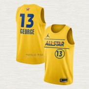 Maglia Paul George NO 13 Los Angeles Clippers All Star 2021 Or