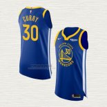 Maglia Stephen Curry NO 30 Golden State Warriors Icon Autentico Blu