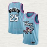 Maglia Chris Boucher NO 25 Toronto Raptors Citta 2020-21 Rosa Blu
