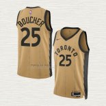 Maglia Chris Boucher NO 25 Toronto Raptors Citta 2023-24 Or