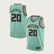 Maglia Gordon Hayward NO 20 Charlotte Hornets Citta 2020-21 Verde