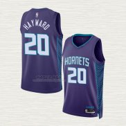Maglia Gordon Hayward NO 20 Charlotte Hornets Statement 2022-23 Viola