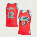 Maglia Ja Morant NO 12 Memphis Grizzlies Mitchell & Ness 1998-99 Rosso