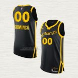 Maglia Jonathan Kuminga NO 00 Golden State Warriors Citta Autentico 2023-24 Nero