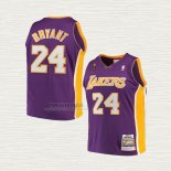 Maglia Kobe Bryant NO 24 Bambino Los Angeles Lakers Mitchell & Ness 2008-09 Viola