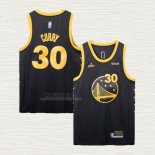Maglia Stephen Curry NO 30 Golden State Warriors FMVP 2022 Nero