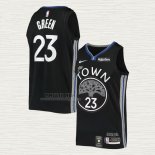 Maglia Draymond Green NO 23 Golden State Warriors Citta 2019-20 Nero