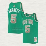 Maglia Kevin Garnett NO 5 Boston Celtics Mitchell & Ness 2007-08 Verde